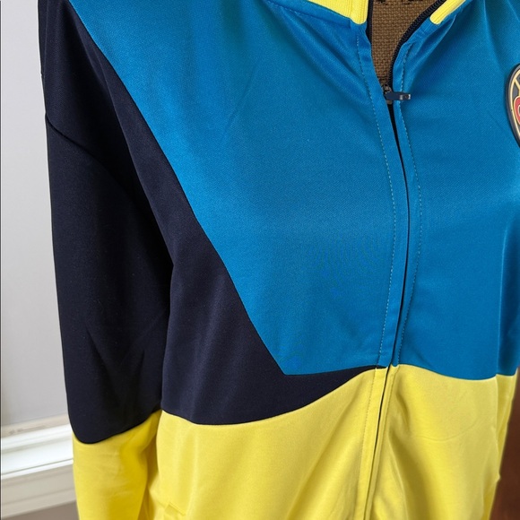ICON Club America Football Soccer track Jacket Unisex XL Pockets - Picture 2 of 7